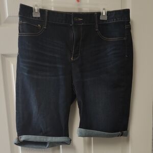 St. John's Bay Blue Jean Shorts Casual Style